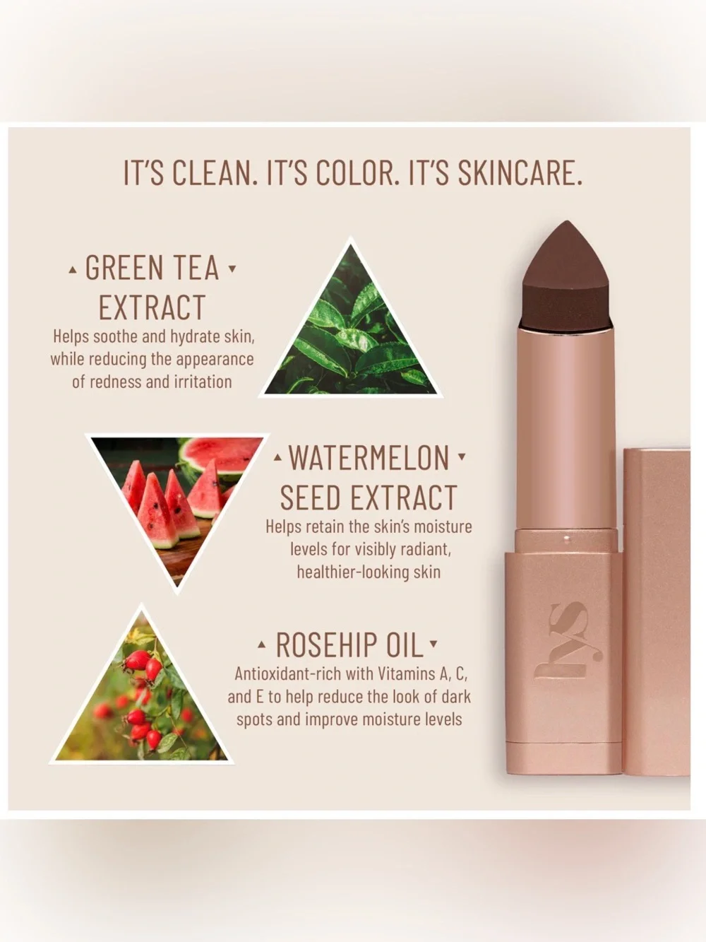 LYS No Limits Cream Bronzer & Contour Stick - in Shade Hope (Fair)